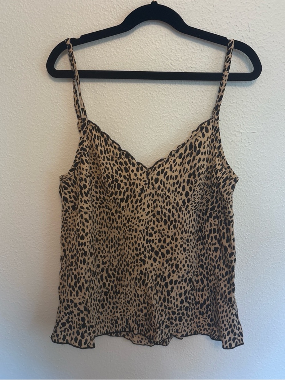 Brandy Melville Leopard Print Cami - Tan/Black